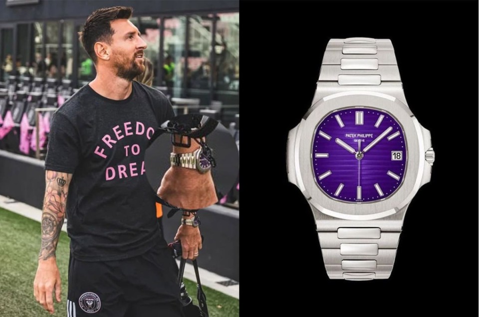 係金耶嗎？！網傳足球巨星梅西戴一款 “球王專屬隱藏版” 紫色PP金鷹5811