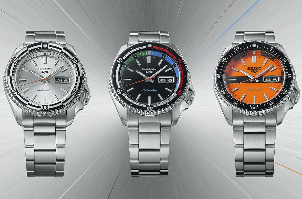 SEIKO精工5号问世55周年 5 Sports复刻款和新款齐发