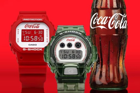 卡西歐G-SHOCK和可口可樂以DW5600和DW6900推出最新聯名錶