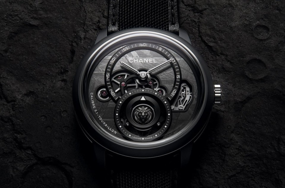 2023香奈儿年度时计大作 Monsieur 陀飞轮陨石腕表精彩设计赏析