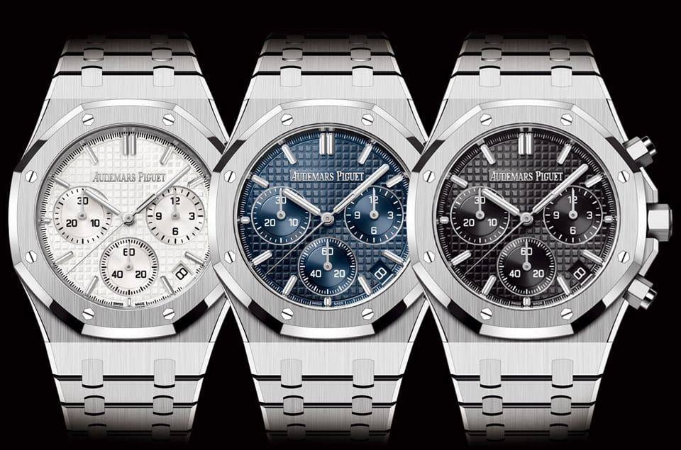 爱彼皇家橡树自动计时码表一年前后行情缩水4成 最新行情出炉