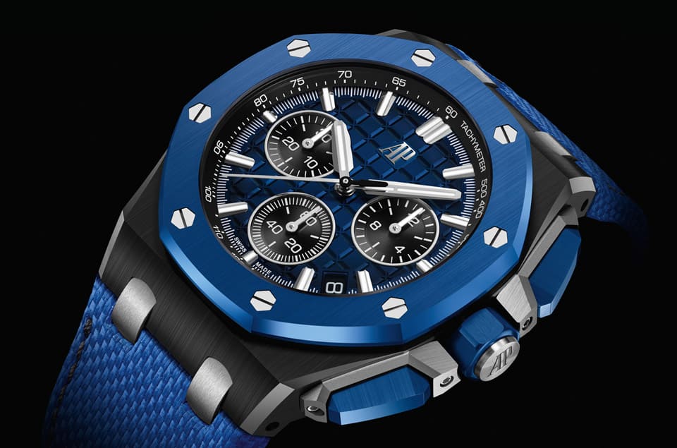 愛彼同步釋出兩款皇家橡樹離岸型自動上鍊計時碼錶 異材質搭配造型吸睛