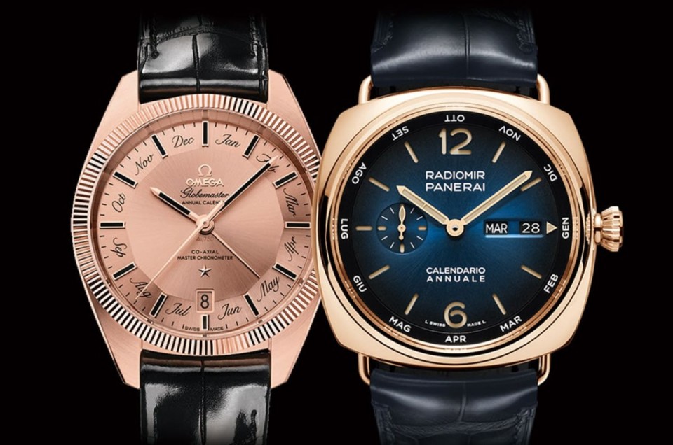 「百萬年曆金錶」歐米茄星座與沛納海Radiomir比較