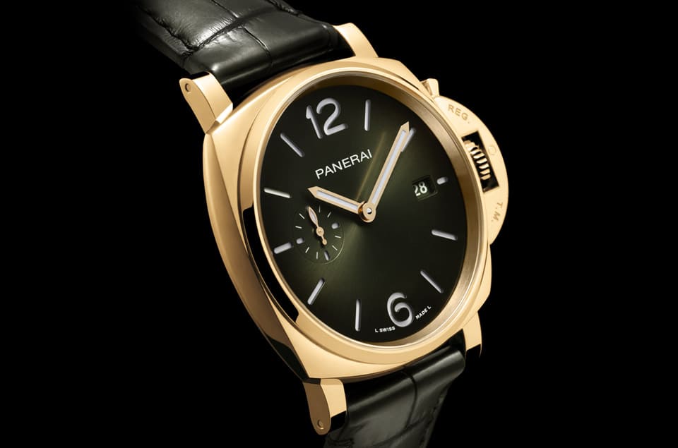 沛納海Luminor Due首次出現黃金錶殼 搭配綠面詮釋當代風格