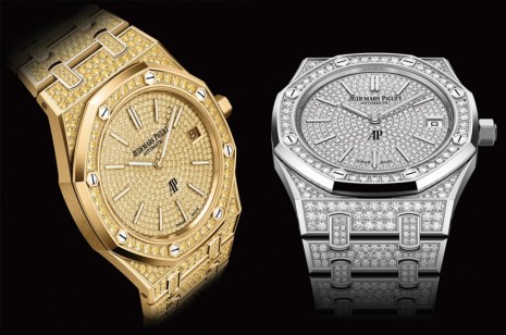 皇家橡樹超薄錶出現滿天星版本 厚度竟跟無鑲鑽款一樣薄