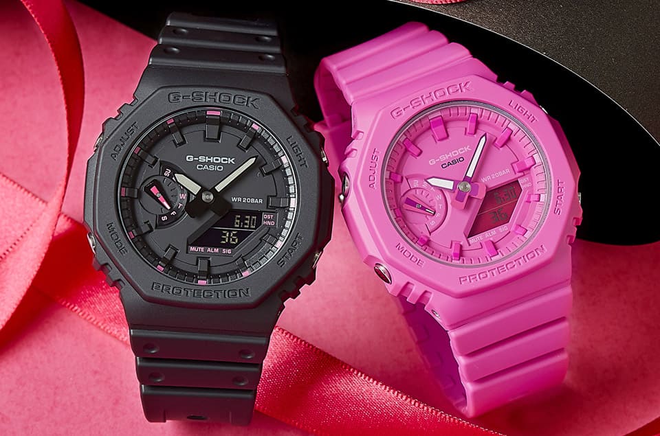 G-SHOCK響應「國際乳癌防治關懷月」打造粉紅絲帶農家橡樹對錶