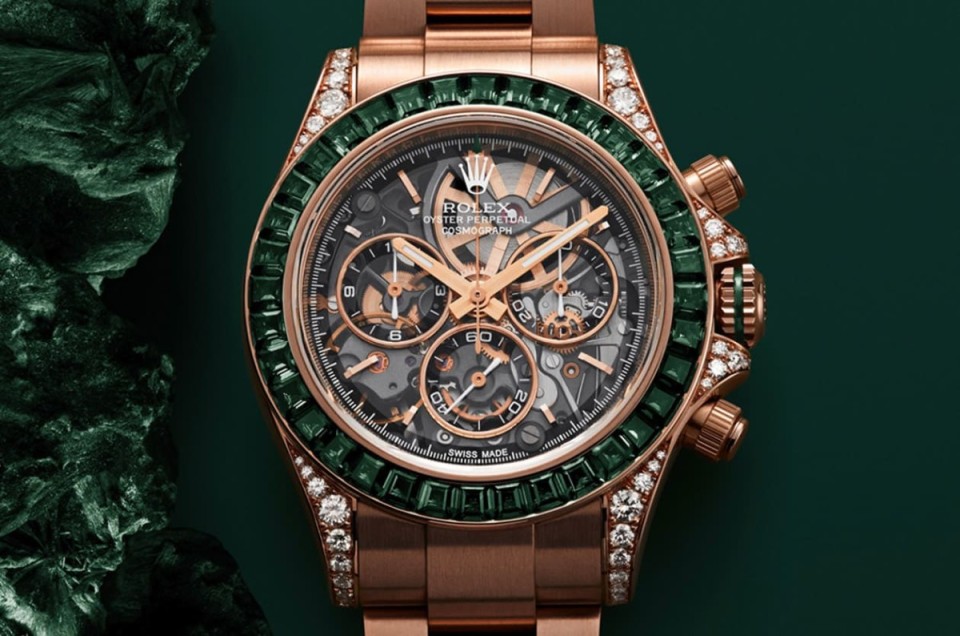 真正寶石行家的玫瑰金Daytona  巧妙展現一流品味