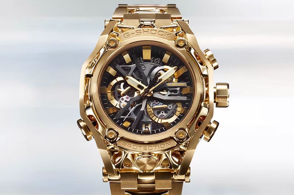 G-SHOCK 40週年最猛話題  由AI設計“讓你無法想像”黃金夢幻錶