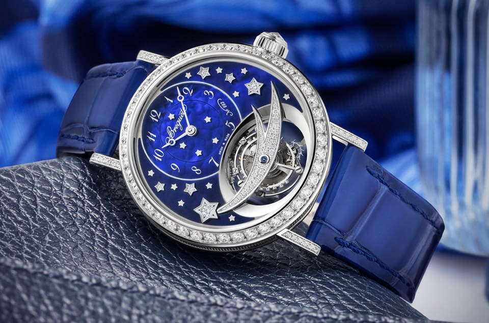宝璣Classique手上链陀飞轮结合珍珠母贝与钻石元素勾勒迷人星空意境