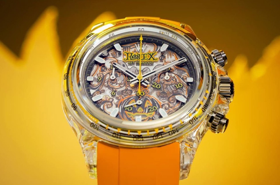 最有萬聖節氛圍的勞力士Daytona  幽靈Logo、南瓜都上身