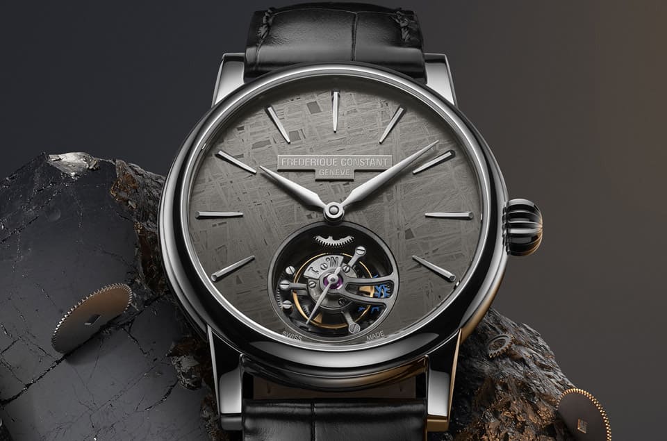 康斯登第一款铂金陨石面陀飞轮 替创立35周年纪念带来最高潮