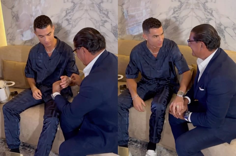 C羅砸百萬美金買新錶  品牌總裁專程送錶到府