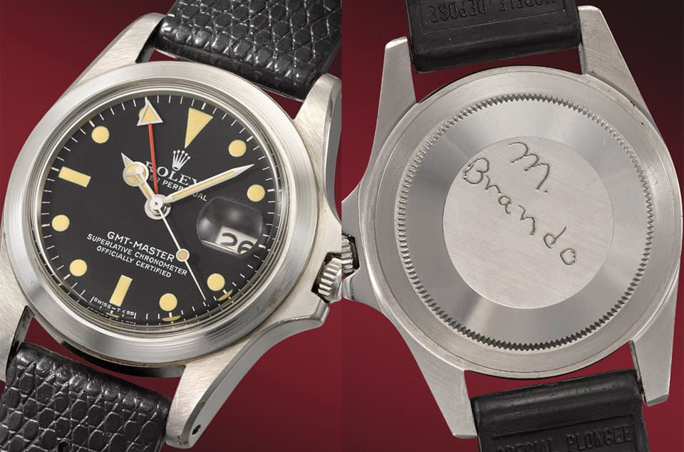 馬龍白蘭度勞力士GMT-Master二度拍賣身價翻倍 直上1億6000萬台幣