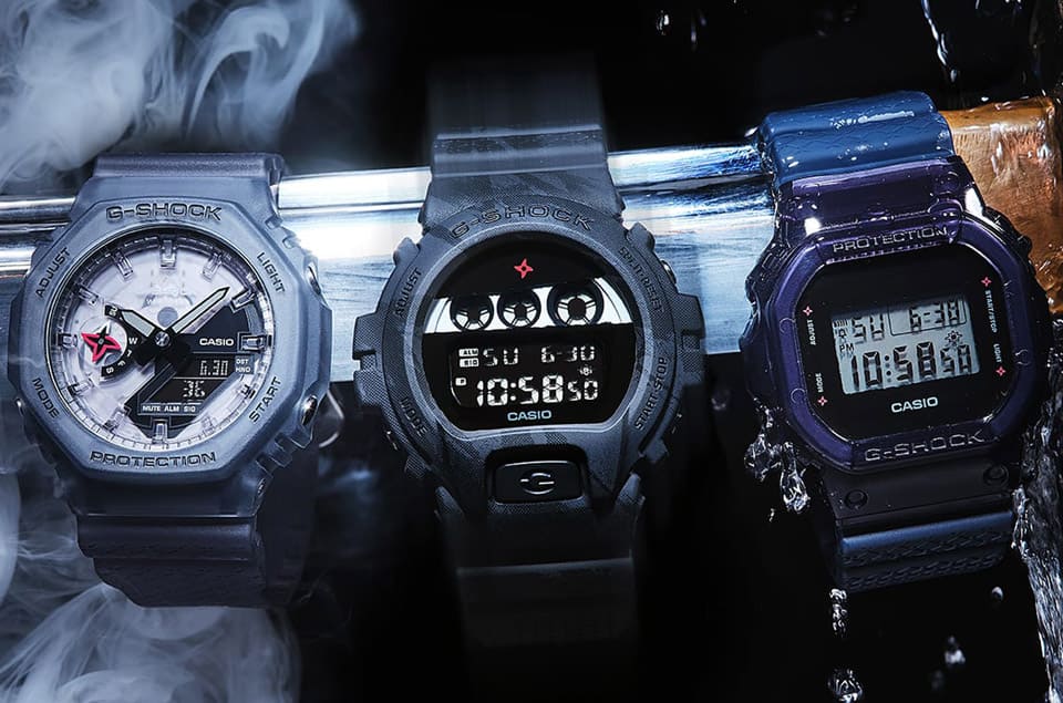 G-SHOCK以日本「忍者」為主題重新打造三款人氣熱賣型號