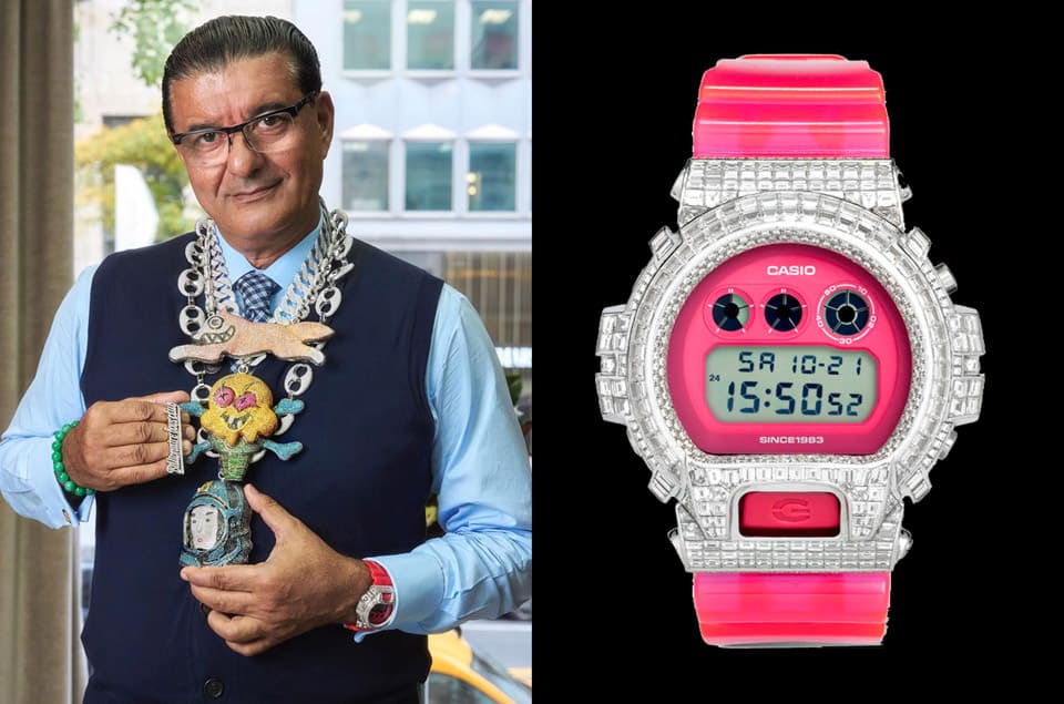 JACOB & Co.大老闆也戴G-SHOCK!? 罕见白金镶钻版拍卖估价让人吓一跳