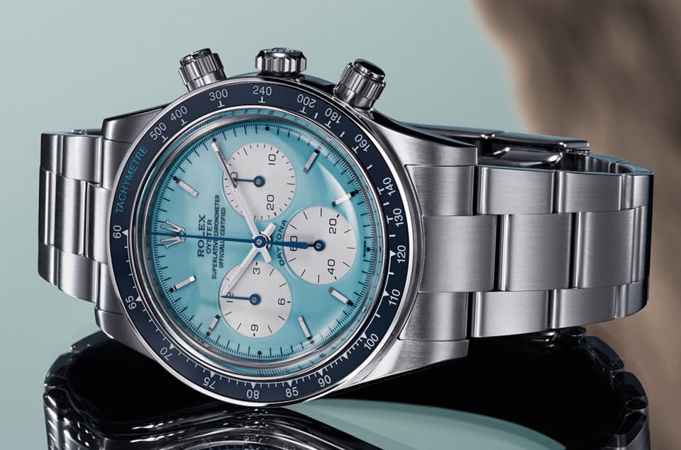 骨董车迷的劳力士Daytona  清爽蓝面与陶瓷圈散发义大利风情