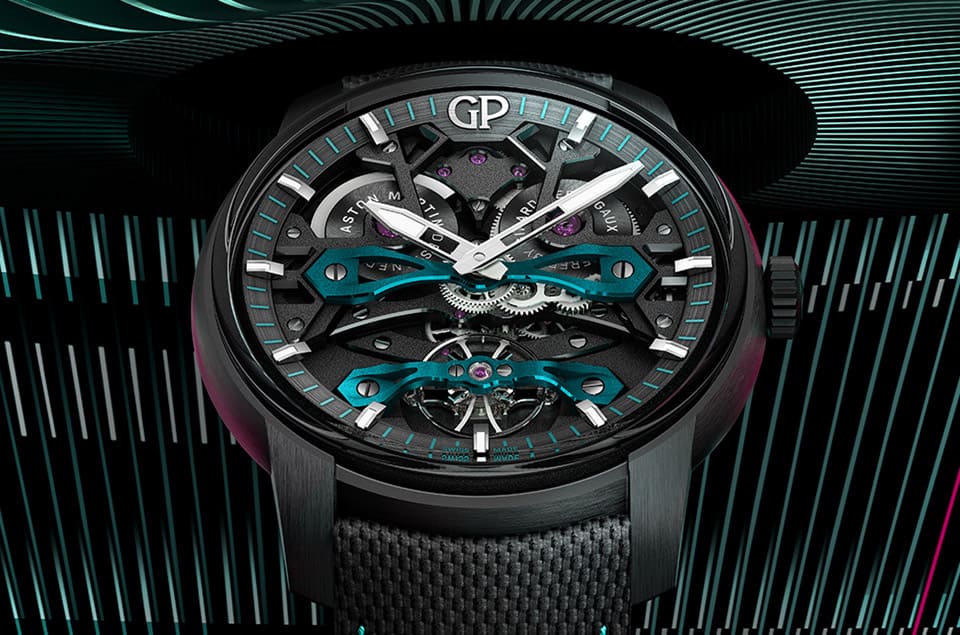 GP芝柏表最新款ASTON MARTIN联名表 金桥设计巧妙融入DB12超跑概念