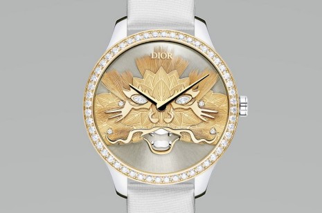 DIOR迪奧龍年紀念手錶 面盤金龍圖案散發王者氣勢