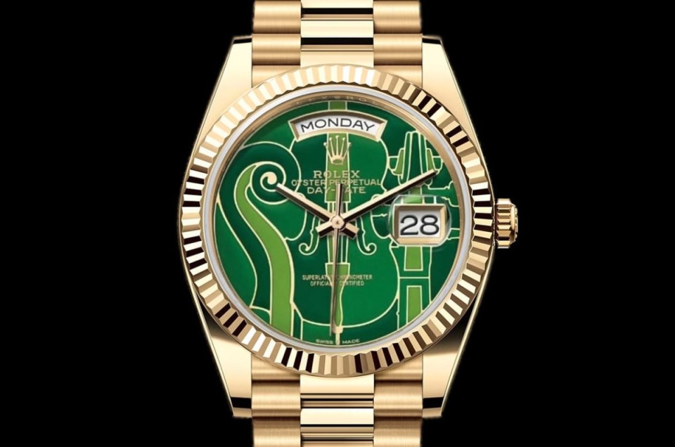 這是勞力士2024年新款？！ 獨特琺瑯面盤與「音樂」有關