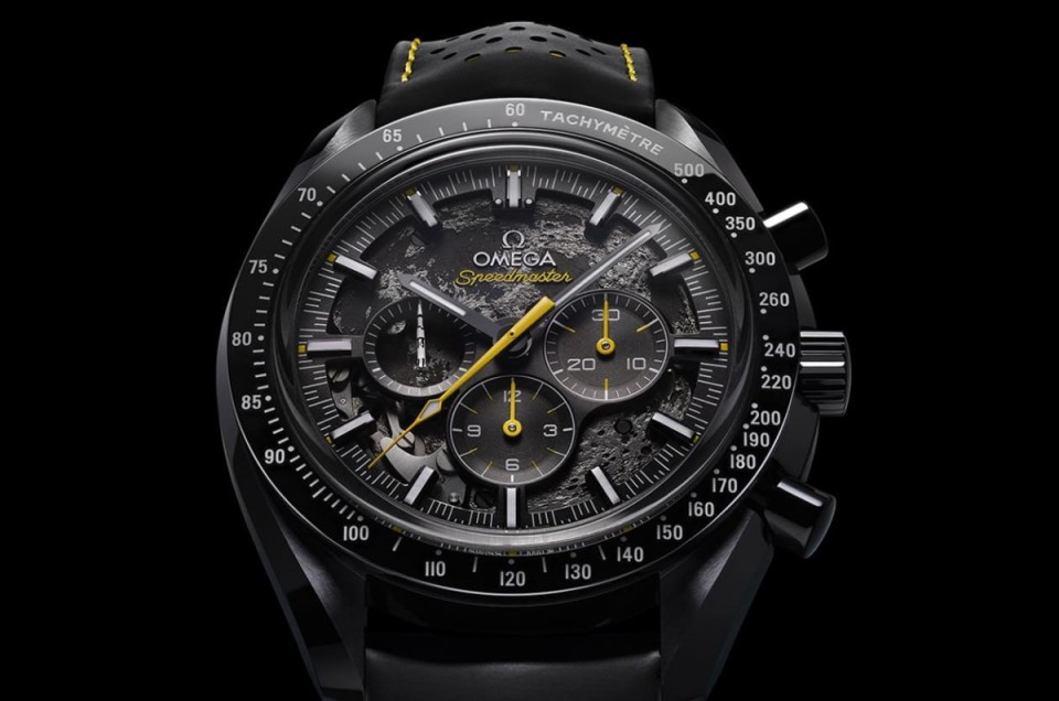 欧米茄升级超霸月之暗面阿波罗8号计时登月表机芯 「火箭」小秒针超有特色