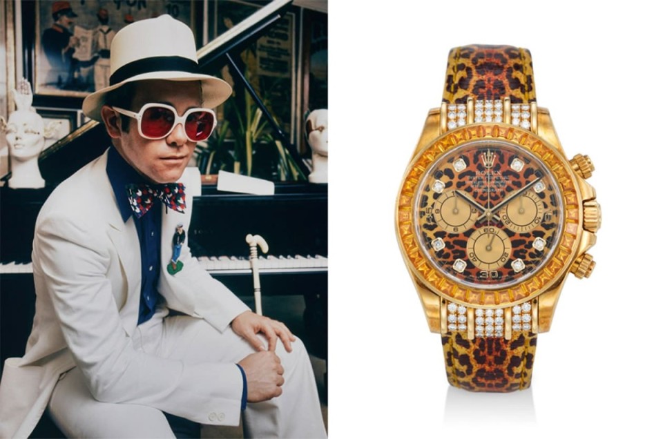 艾尔顿强Elton John收藏大拍卖 劳力士、卡地亚高级手表纷纷入列(拍卖结果更新)