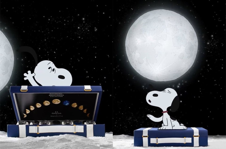 欧米茄 x SWATCH MoonSwatch推出超霸史努比登月表版本！？