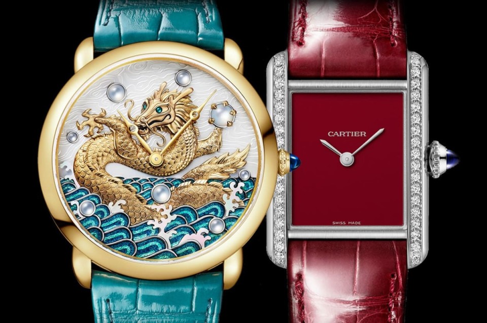 卡地亞慶祝農曆新年 各系列限定作品皆有「龍」或「紅色」共通元素