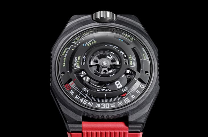 URWERK新作不只有衛星時間顯示 還能展示太陽系星體的光速與距離相關概念