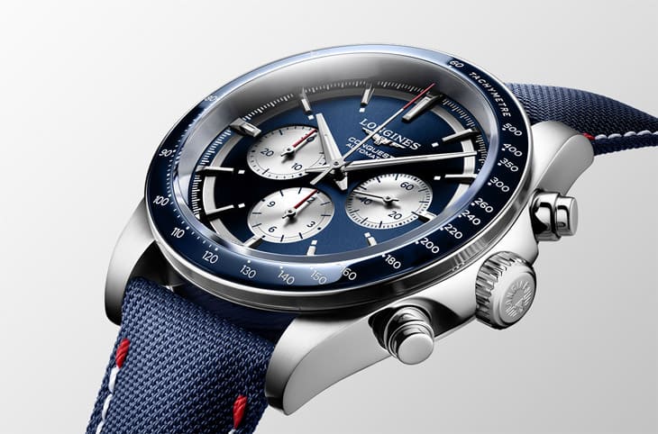 浪琴表新款Conquest聯名計時碼錶向瑞士冠軍滑雪選手致敬