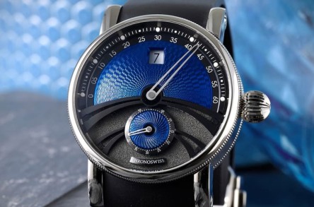CHRONOSWISS瑞宝Delphis跳时逆跳表以机刻雕花工艺替手表顏值加分