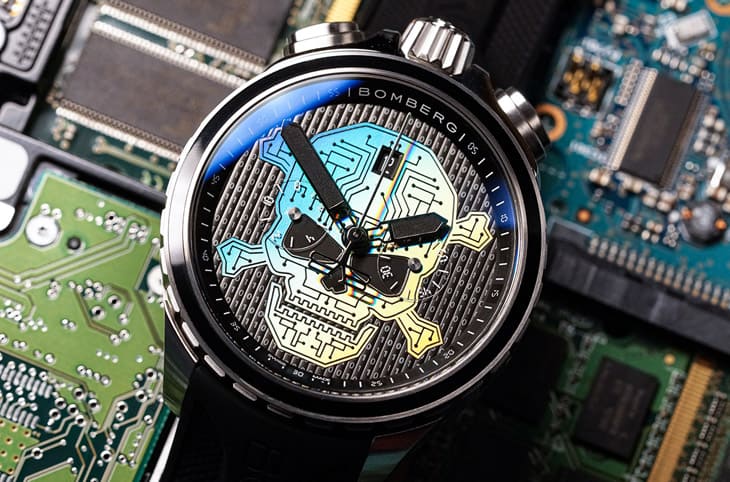 炸彈錶以AI科技、數位時代為主題開創嶄新「科技風」骷髏限量錶