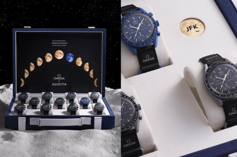 欧米茄11组MoonSwatch Moonshine金套表「奥比斯」公益拍卖超过1900万台币！