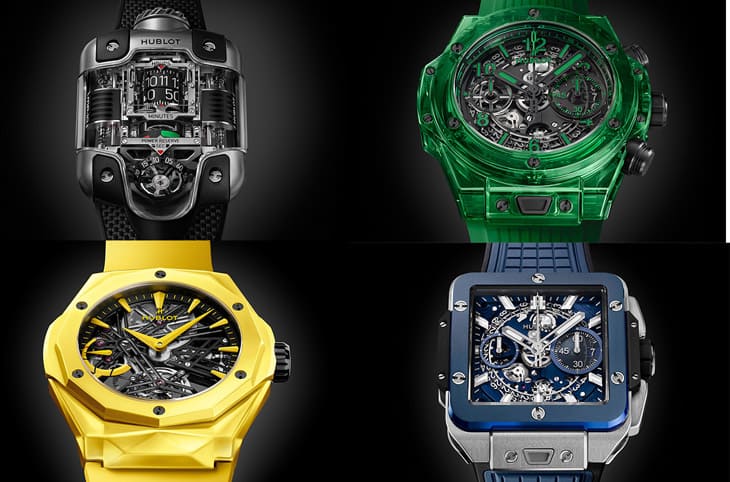 HUBLOT宇舶2024年首批新表限时展出 MP-10、大爆炸绿色透明计时码表等新品一次看