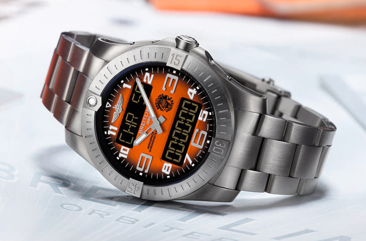 百年灵Aerospace超级石英纪念表 向热气球环球飞行世界纪录25周年致敬