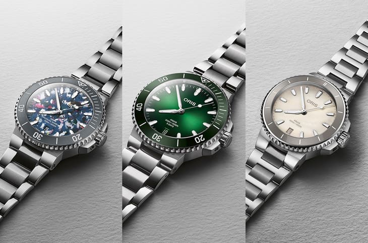 ORIS Aquis潜水表系列全面升级改款 不同尺寸、机芯款式多元也更强调「环保」理念