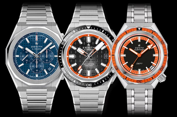 ZENITH真力时DEFY系列新作规格、价格一次看