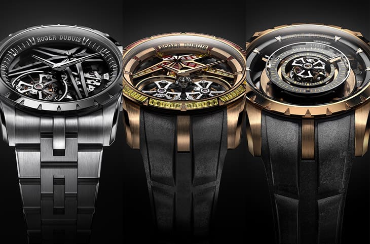 罗杰杜彼Excalibur王者系列陀飞轮新作体现品牌打破传统多元创意