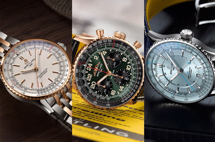 百年灵庆祝创立140周年以招牌飞行表Navitimer系列打头阵 连推数款新作