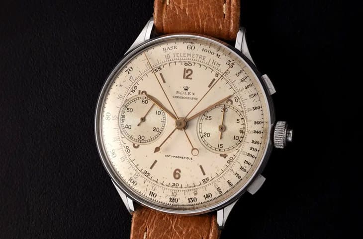 罕見勞力士二戰飛行計時碼錶拍賣破億  主要原因是這二點
