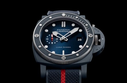 沛納海於鈦金屬錶殼疊上陶瓷鍍層 創新材質演繹Luna Rossa帆船隊聯名潛水錶