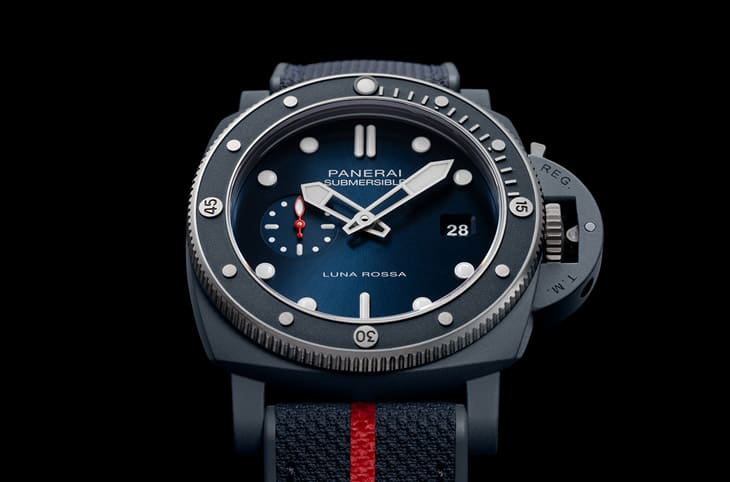 沛納海於鈦金屬錶殼疊上陶瓷鍍層 創新材質演繹Luna Rossa帆船隊聯名潛水錶