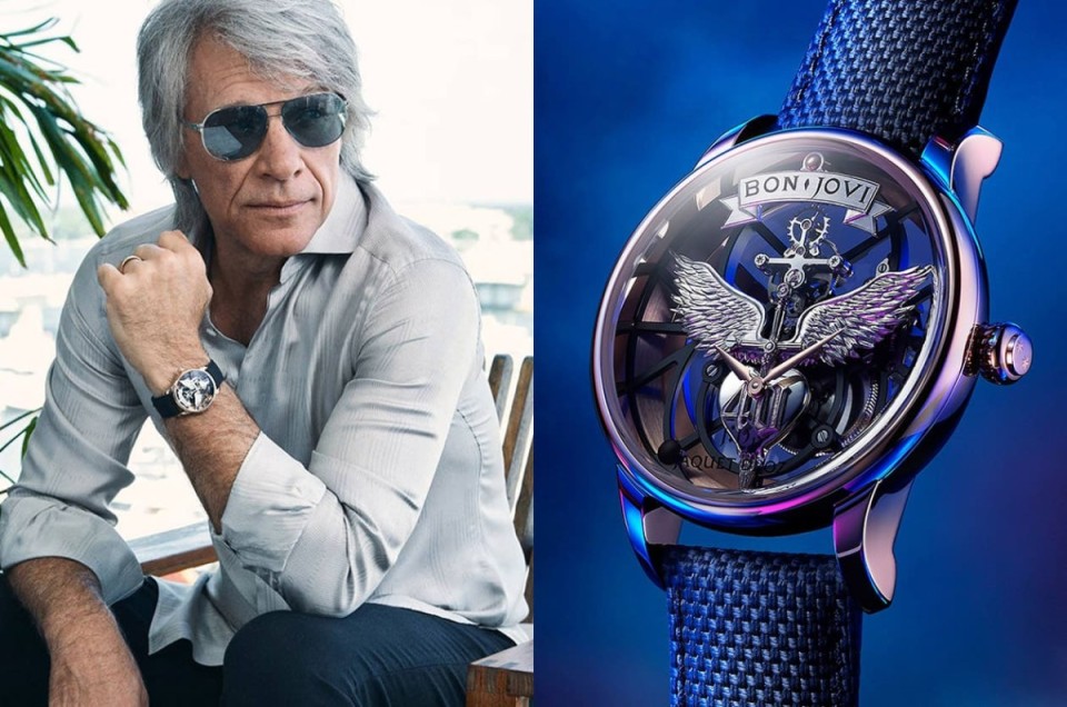 邦乔飞乐团40周年  知名瑞士表为主唱打造独一无二镂空陀飞轮