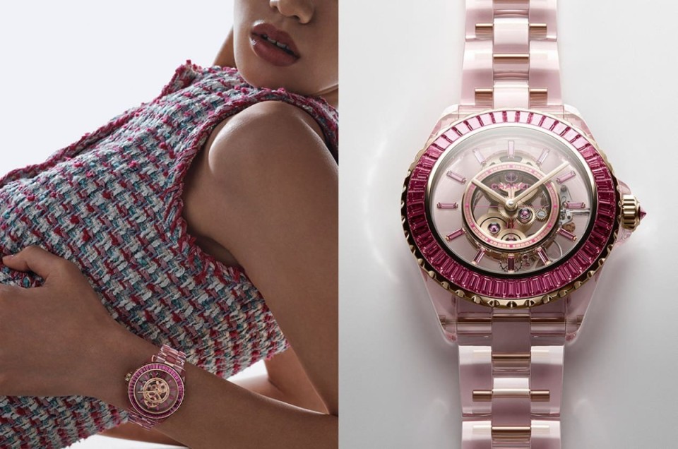 香奈儿J12年度新亮点 Pink Edition以粉红蓝宝石诠释女力主张