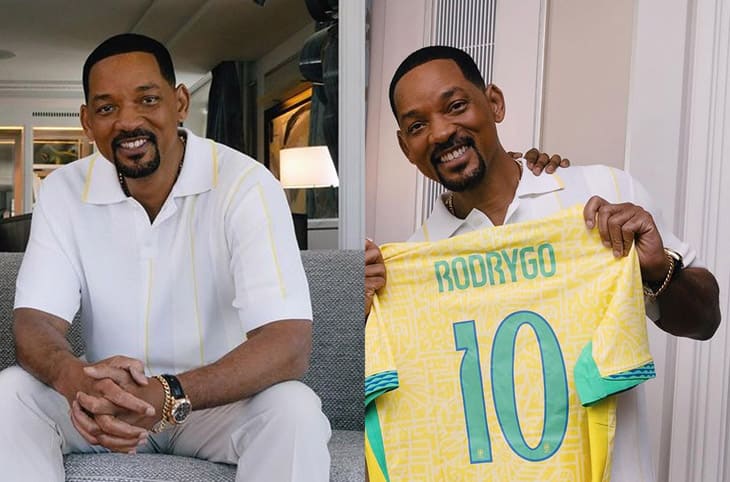 威尔史密斯与巴西足球新星相见欢「绝版劳力士」烘托巨星风采