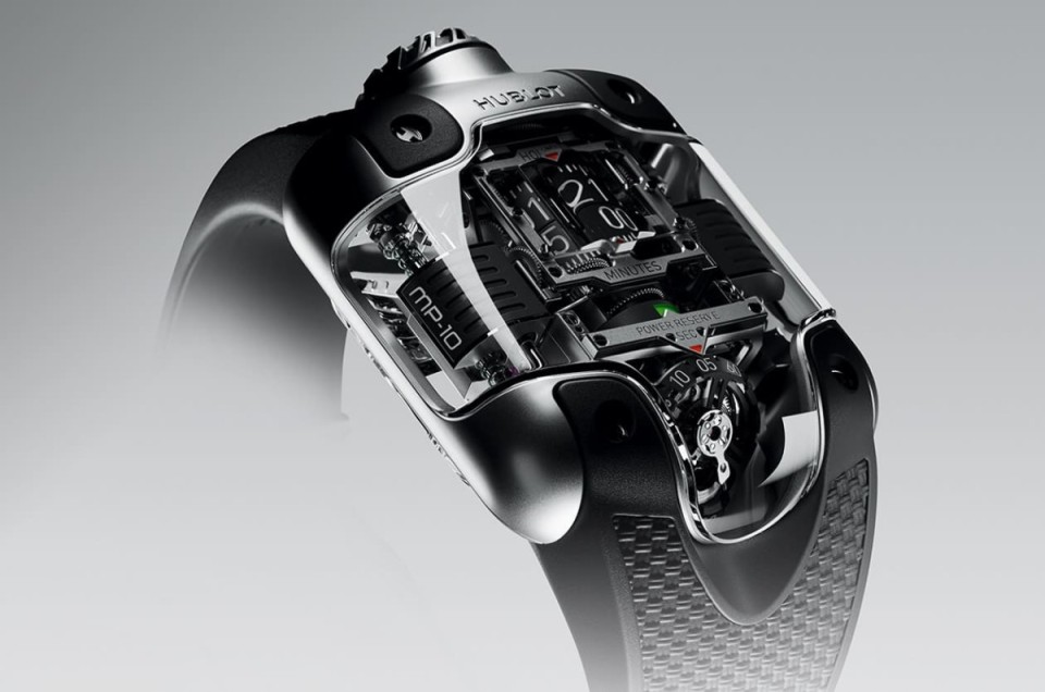 宇舶MP-10雙垂直上鍊陀飛輪大展革新製錶創意