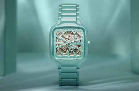 雷達表True Square真我方形陶瓷鏤空錶新色問世 綠松石色尤其吸睛