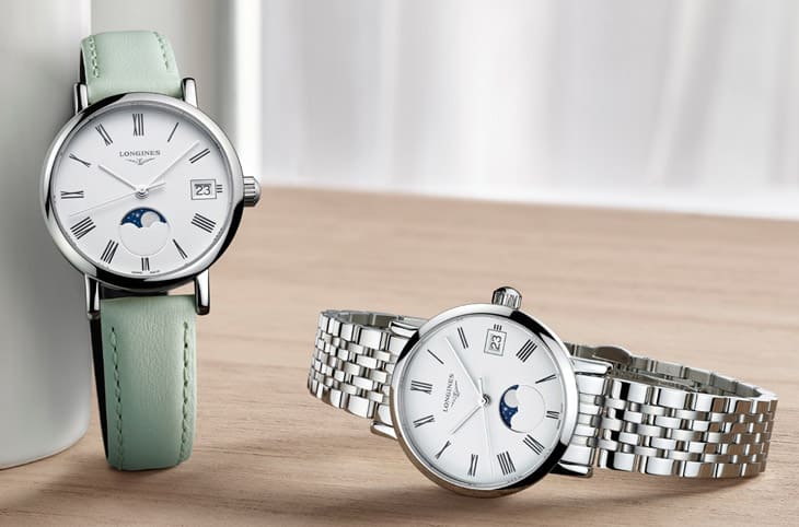 浪琴表为小资女打造Elegant优雅系列首款月相表