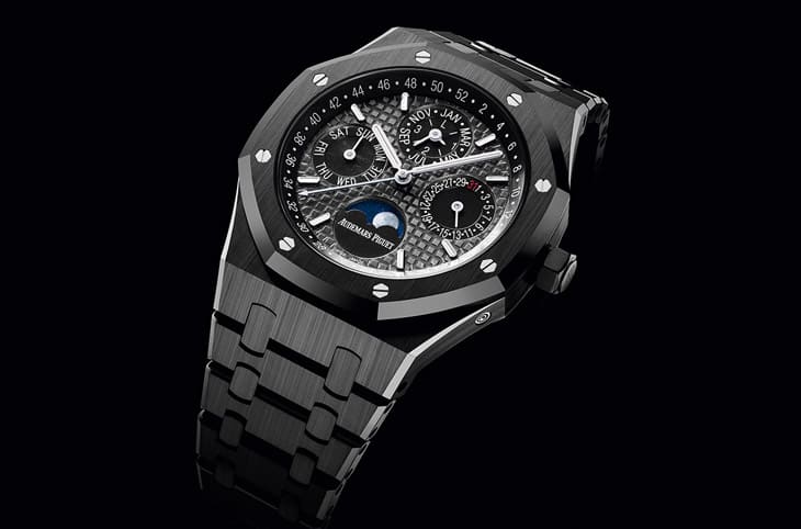 「稀有行情好」盤點愛彼皇家橡樹系列全黑陶瓷鍊帶錶