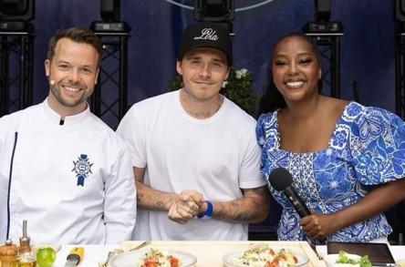 貝克漢帥兒布魯克林直播秀廚藝  亮出新歡彩色陶瓷錶