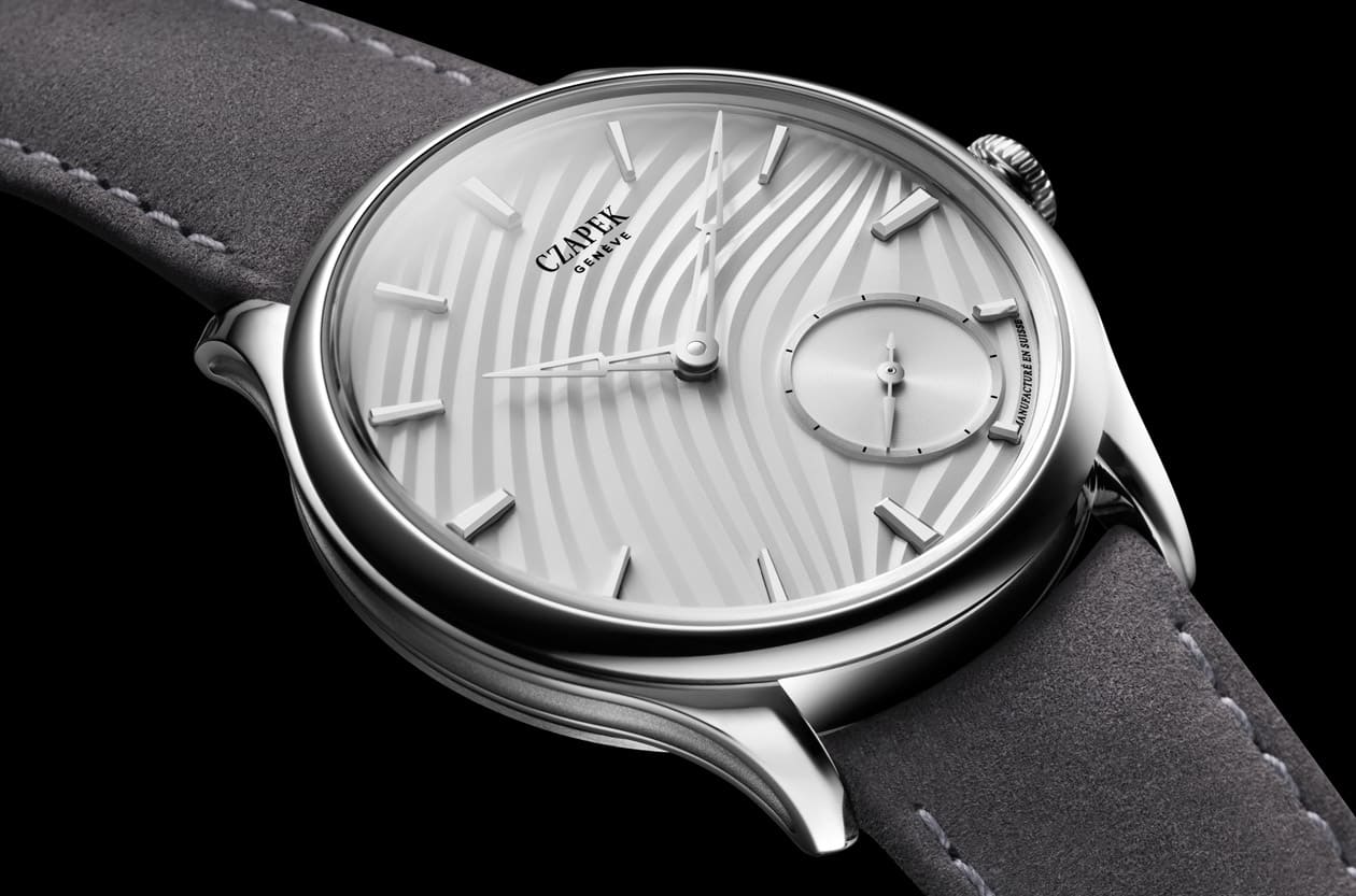 CZAPEK Promenade Plissé小三针新面盘现身 特殊褶皱纹理限量发行